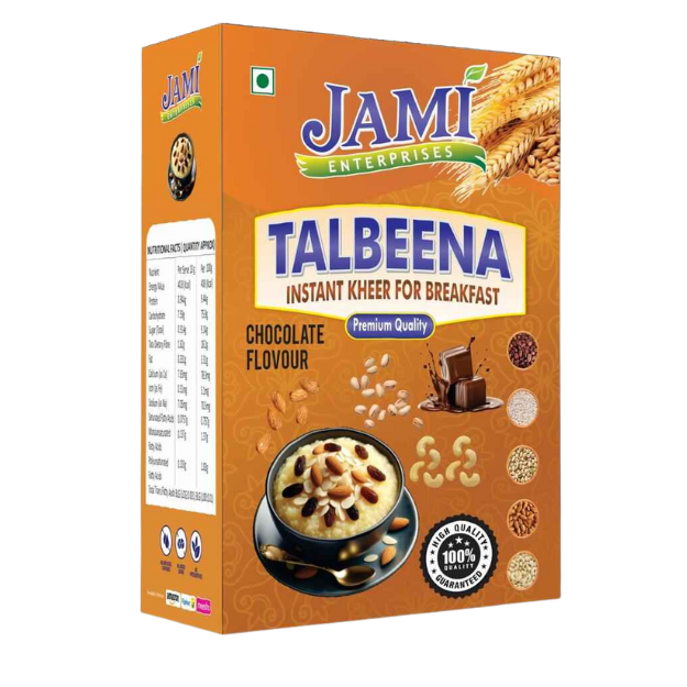 Talbeena Instant Kheer for Breakfast – Chocolate Flavour with Kaju, Badam & Pista (Premium Quality)